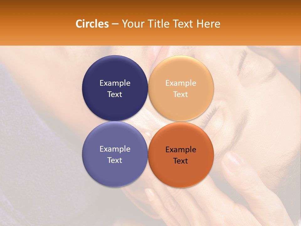 Male Massage Mask PowerPoint Template