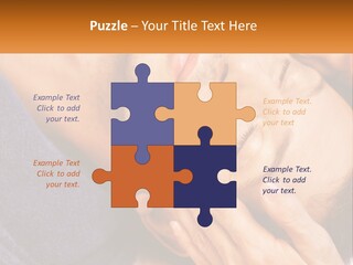 Male Massage Mask PowerPoint Template