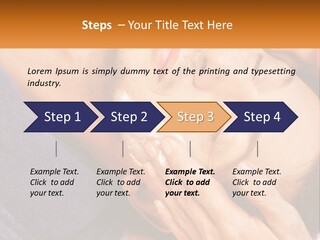 Male Massage Mask PowerPoint Template