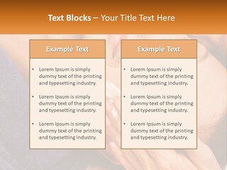 Male Massage Mask PowerPoint Template