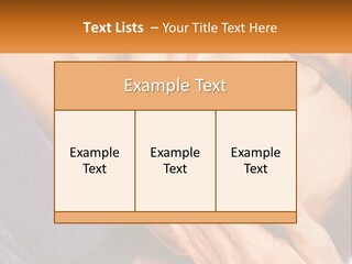 Male Massage Mask PowerPoint Template