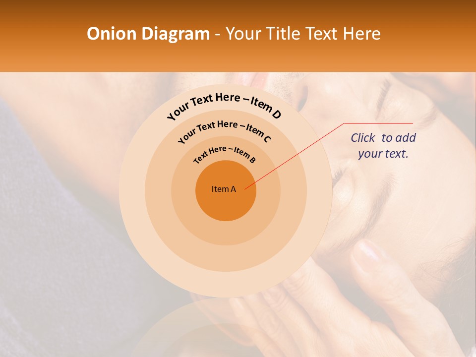 Male Massage Mask PowerPoint Template