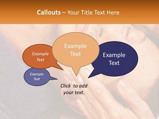 Male Massage Mask PowerPoint Template