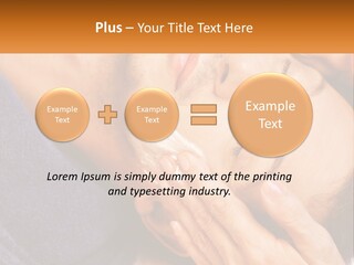 Male Massage Mask PowerPoint Template