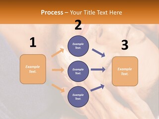 Male Massage Mask PowerPoint Template