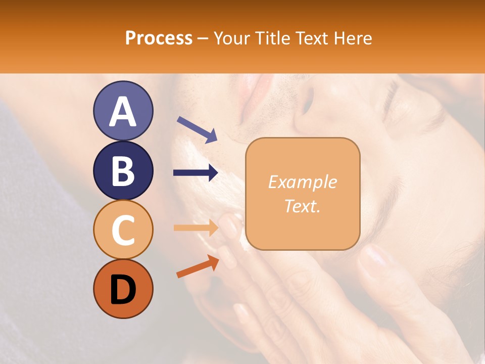 Male Massage Mask PowerPoint Template