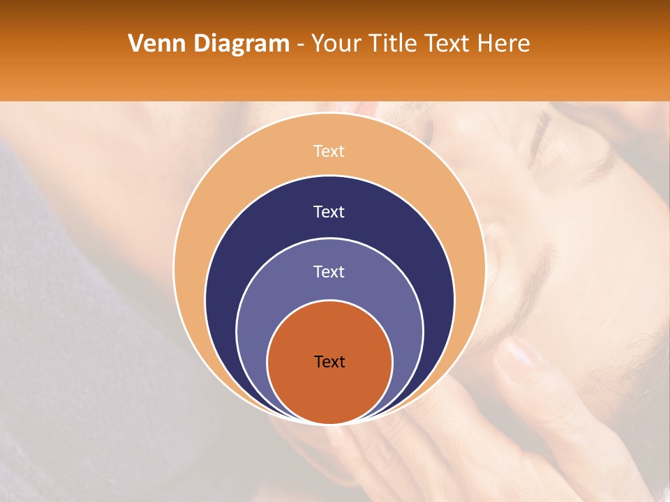 Male Massage Mask PowerPoint Template