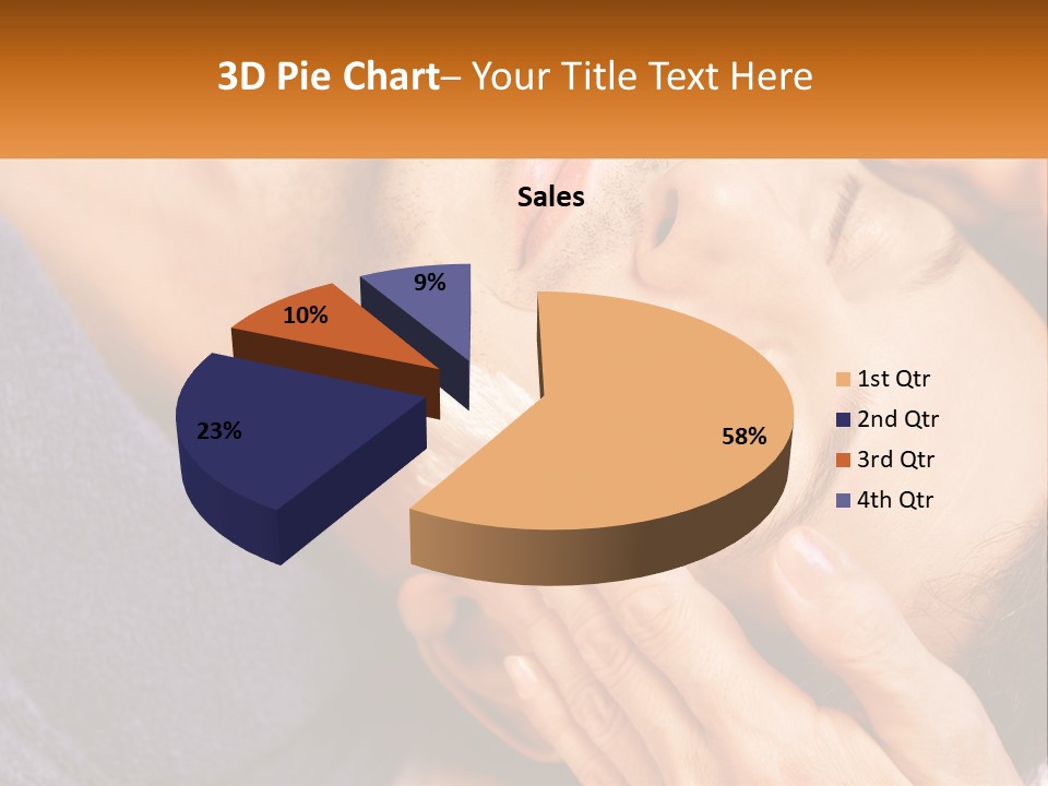 Male Massage Mask PowerPoint Template