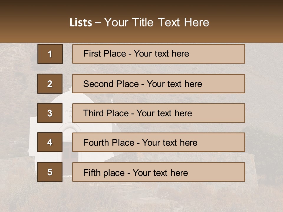 Tourism Greek Old PowerPoint Template