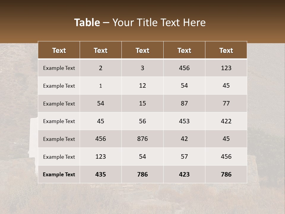 Tourism Greek Old PowerPoint Template