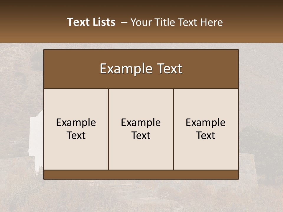 Tourism Greek Old PowerPoint Template