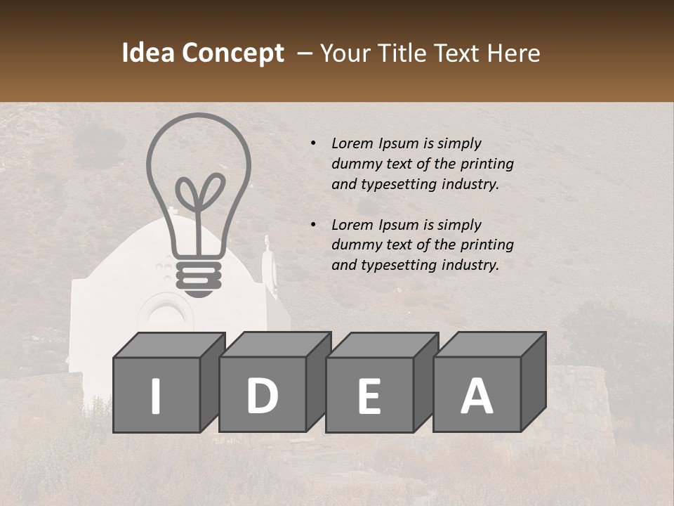 Tourism Greek Old PowerPoint Template