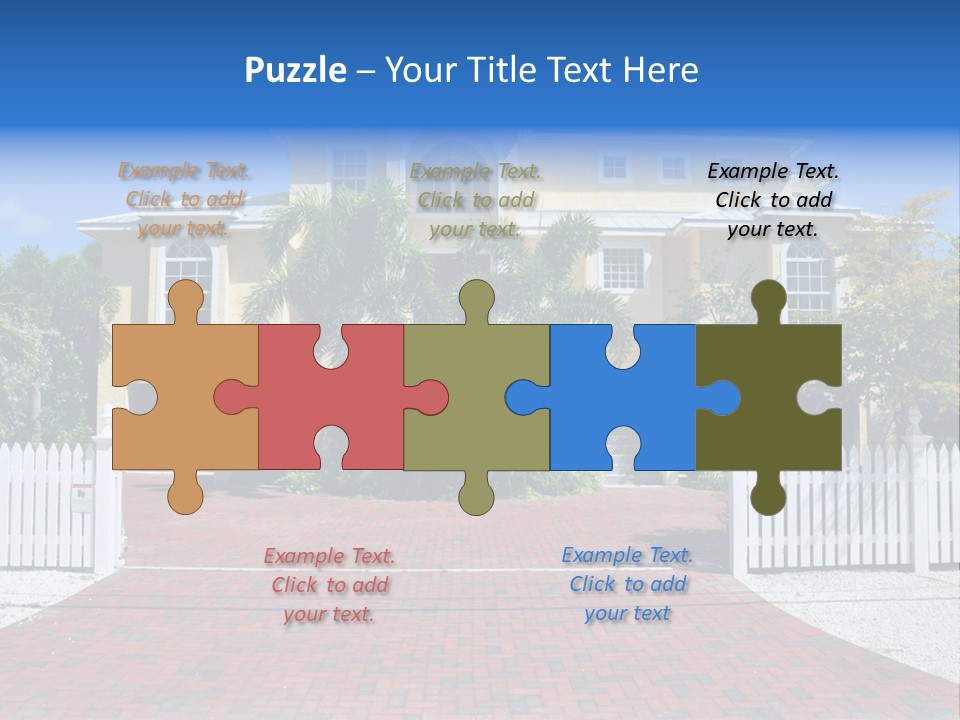 Domicile Palms Lifestyle PowerPoint Template