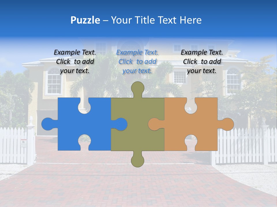 Domicile Palms Lifestyle PowerPoint Template