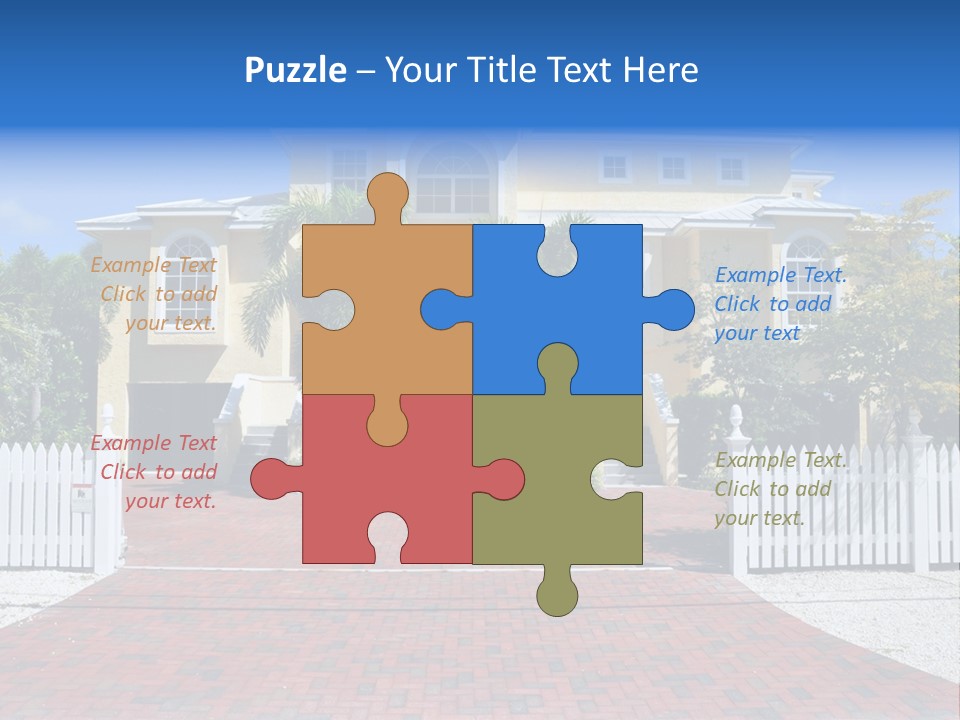 Domicile Palms Lifestyle PowerPoint Template