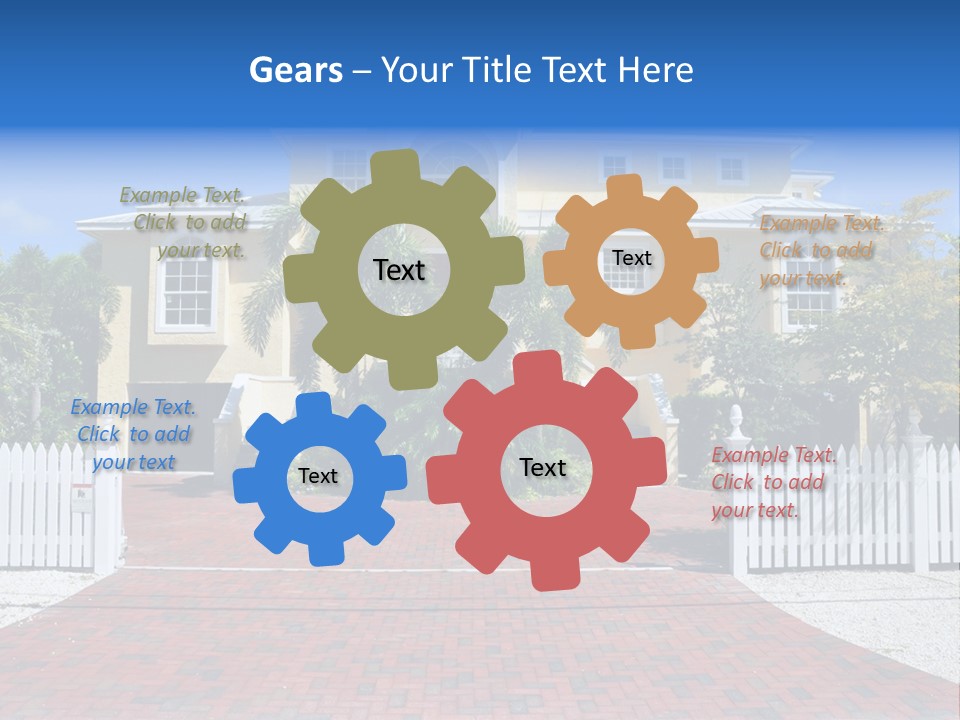 Domicile Palms Lifestyle PowerPoint Template