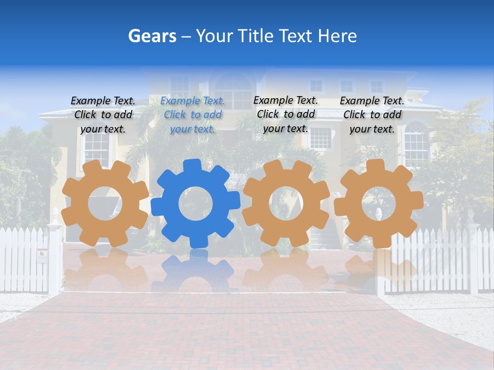 Domicile Palms Lifestyle PowerPoint Template