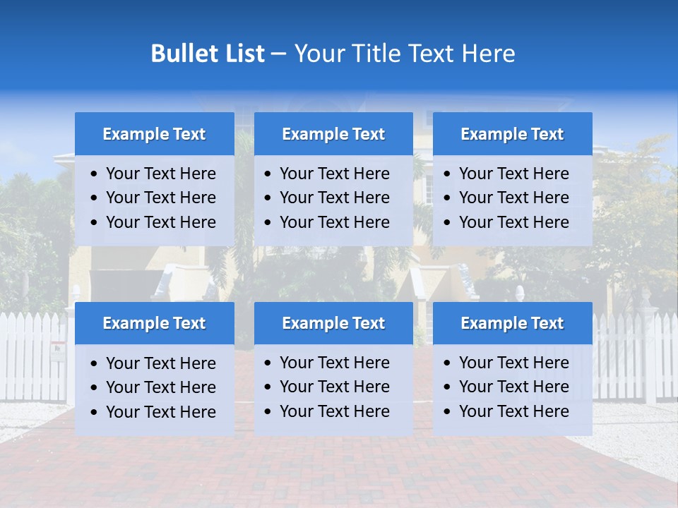 Domicile Palms Lifestyle PowerPoint Template