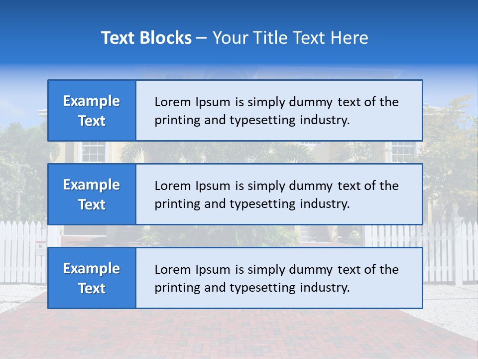 Domicile Palms Lifestyle PowerPoint Template