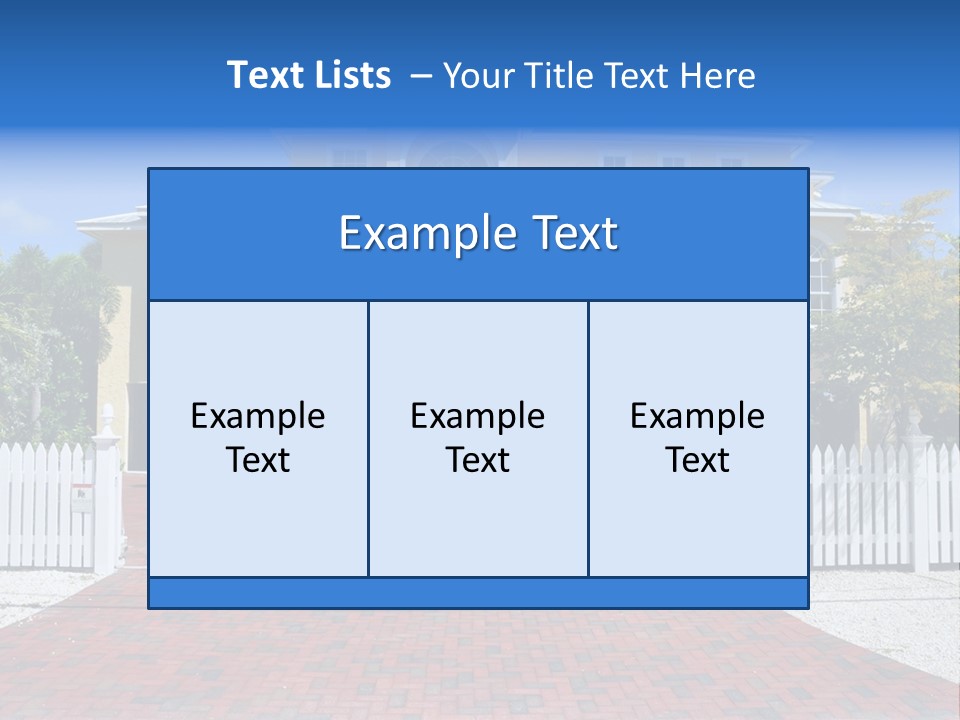Domicile Palms Lifestyle PowerPoint Template