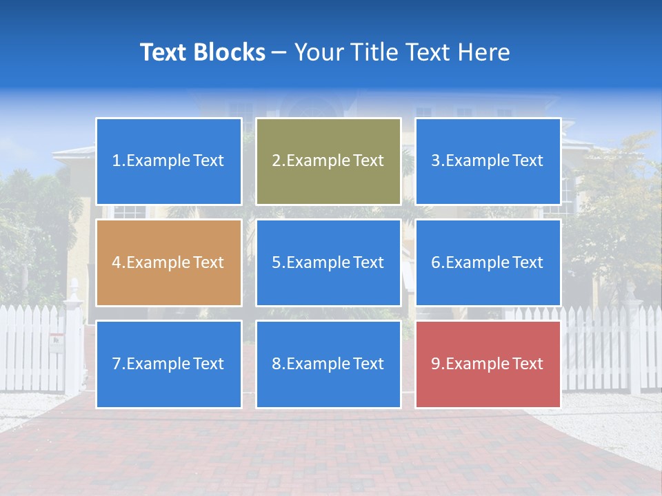 Domicile Palms Lifestyle PowerPoint Template