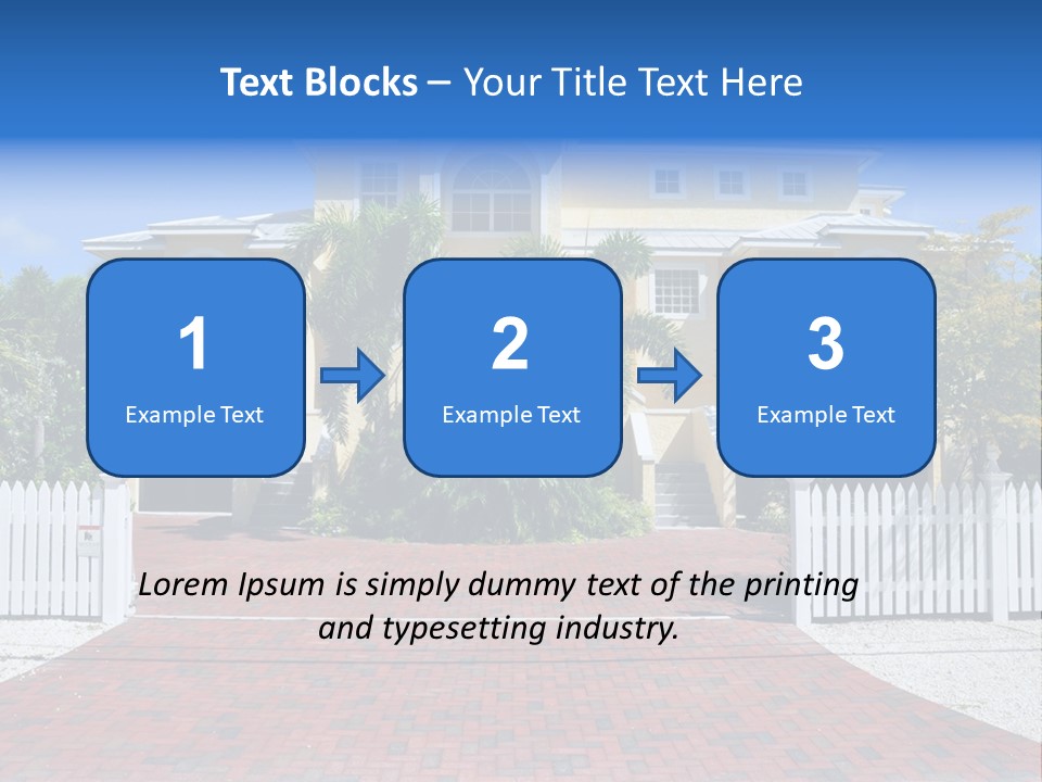 Domicile Palms Lifestyle PowerPoint Template