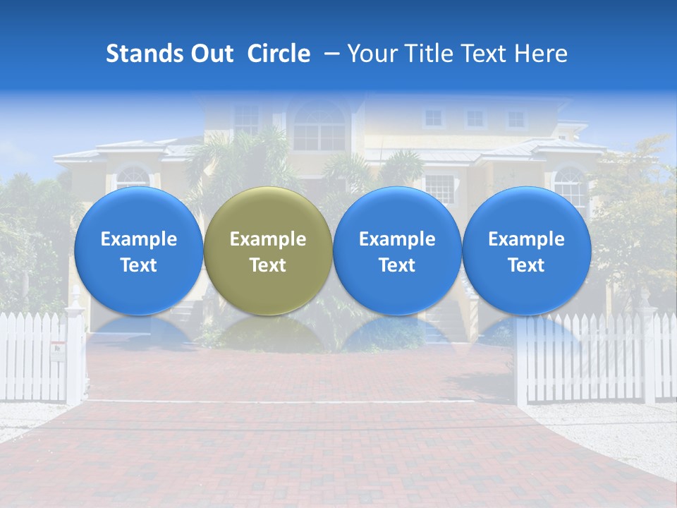 Domicile Palms Lifestyle PowerPoint Template