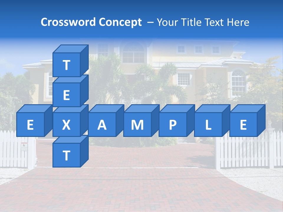 Domicile Palms Lifestyle PowerPoint Template