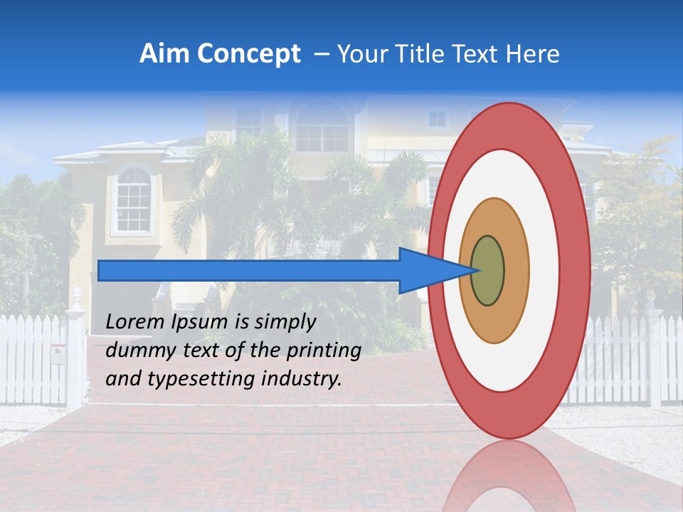 Domicile Palms Lifestyle PowerPoint Template