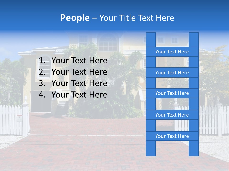 Domicile Palms Lifestyle PowerPoint Template
