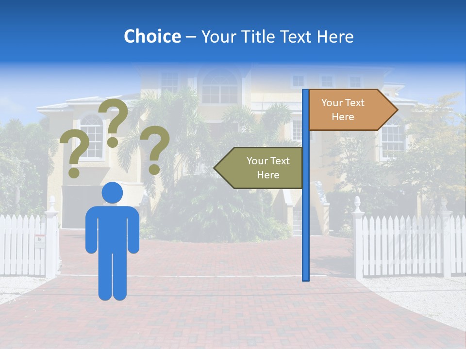 Domicile Palms Lifestyle PowerPoint Template