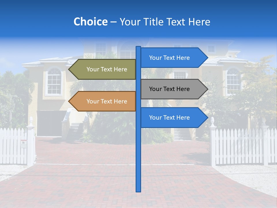 Domicile Palms Lifestyle PowerPoint Template