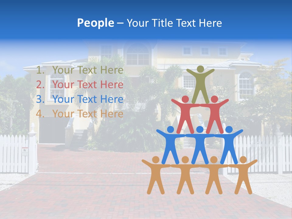 Domicile Palms Lifestyle PowerPoint Template