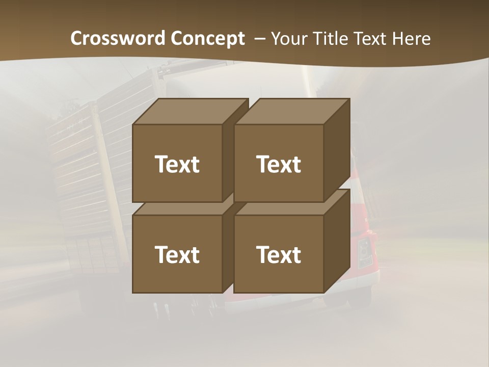 Delivery Speed Diagonal PowerPoint Template