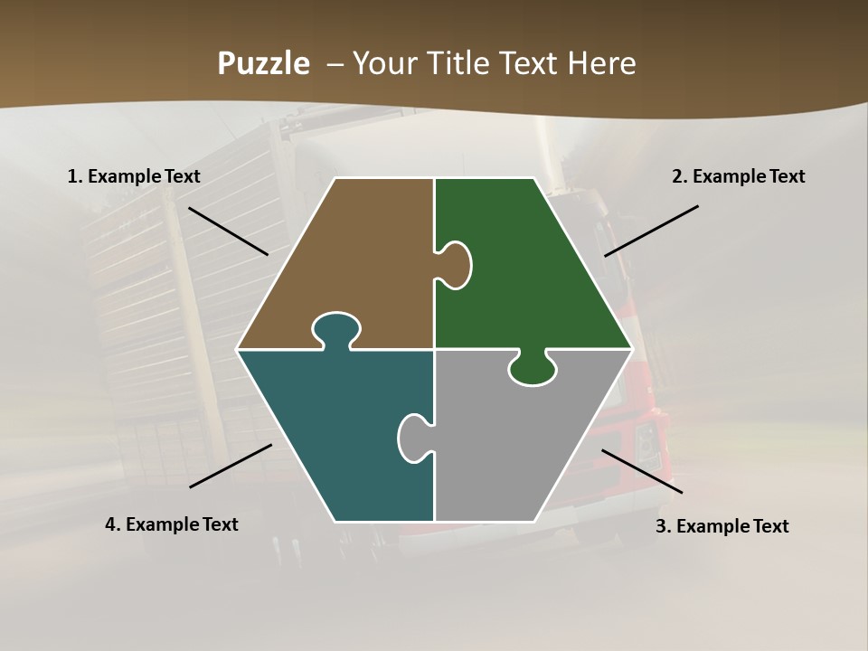 Delivery Speed Diagonal PowerPoint Template