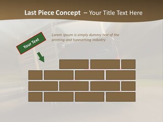 Delivery Speed Diagonal PowerPoint Template