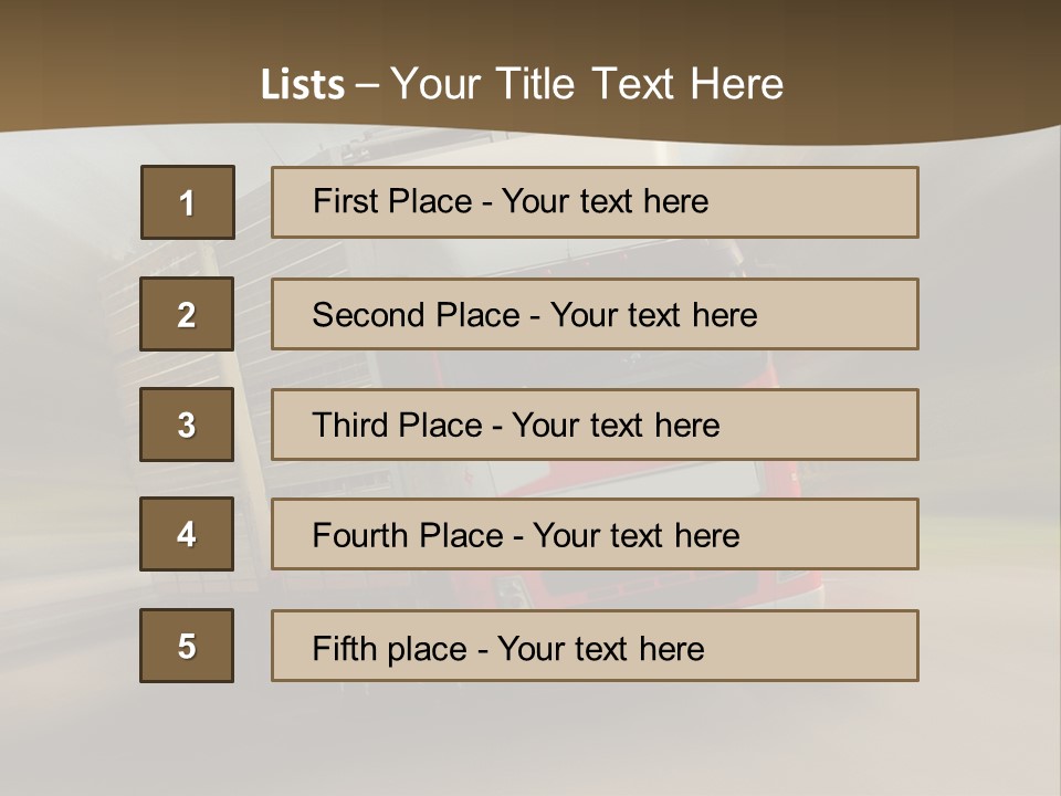 Delivery Speed Diagonal PowerPoint Template