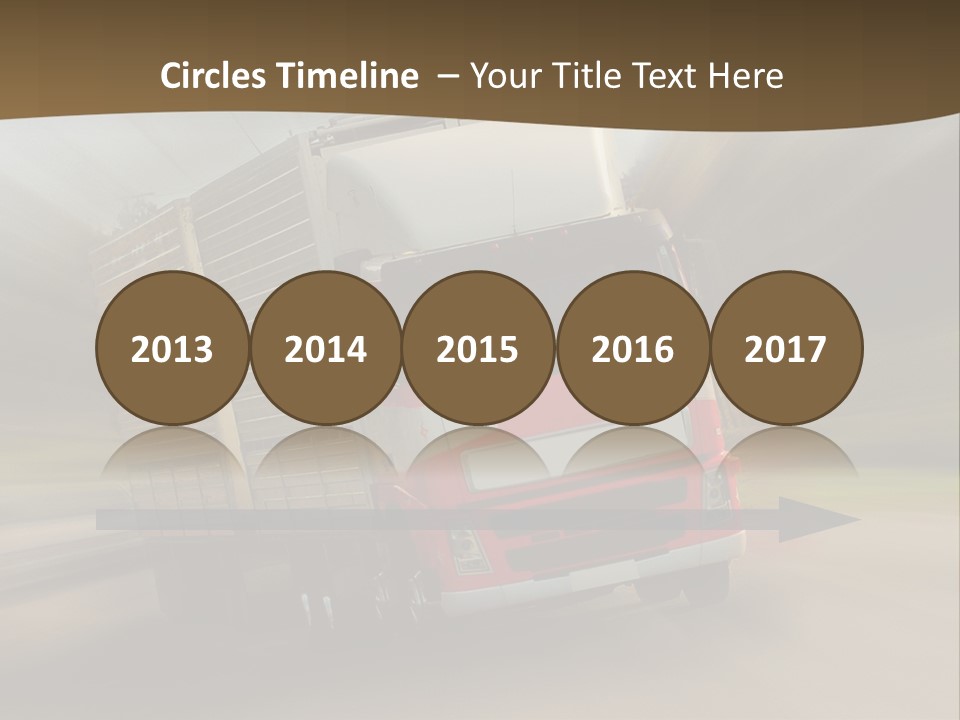 Delivery Speed Diagonal PowerPoint Template