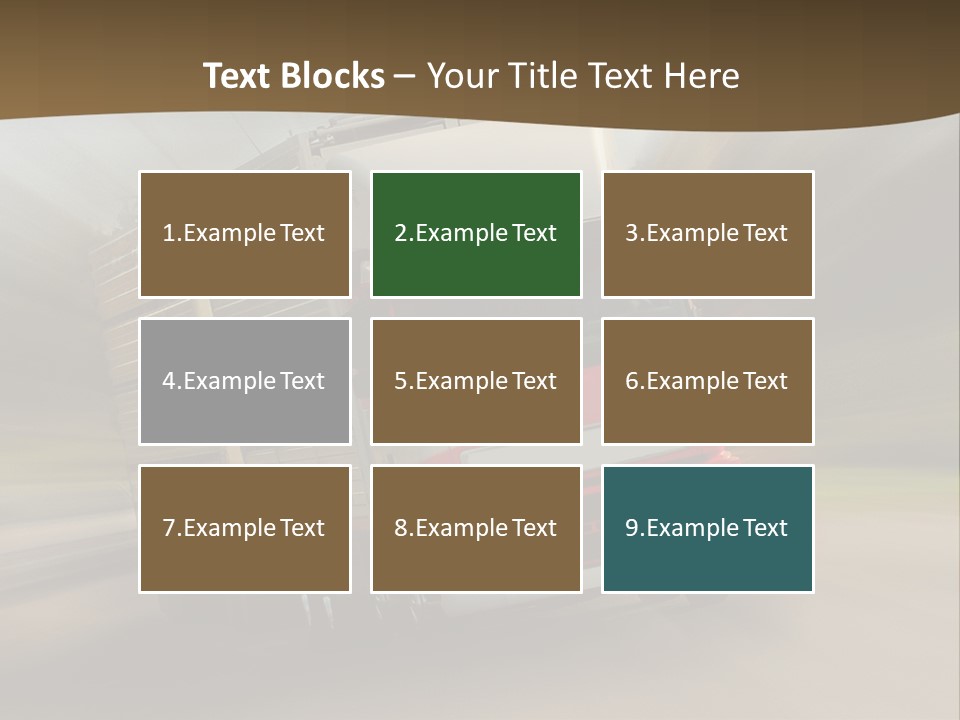 Delivery Speed Diagonal PowerPoint Template