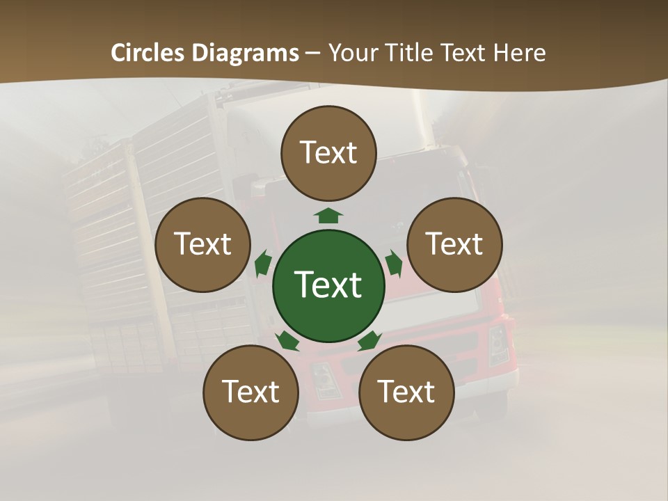Delivery Speed Diagonal PowerPoint Template