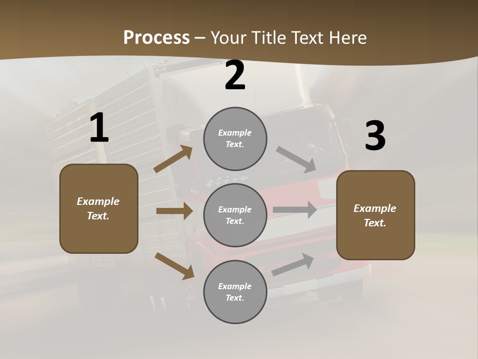 Delivery Speed Diagonal PowerPoint Template