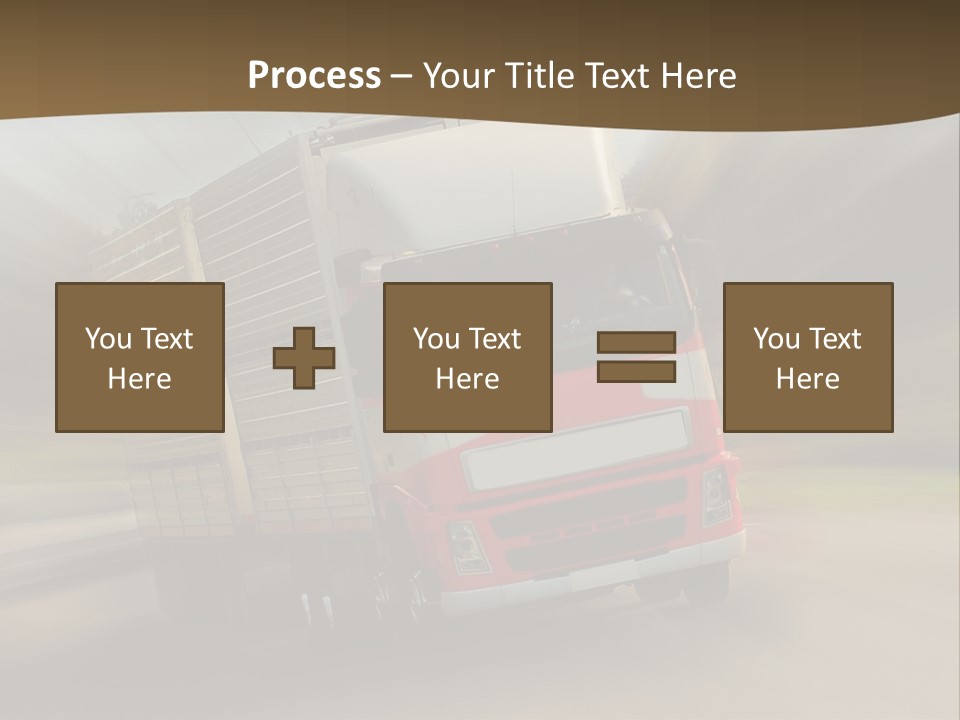 Delivery Speed Diagonal PowerPoint Template