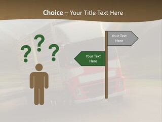 Delivery Speed Diagonal PowerPoint Template