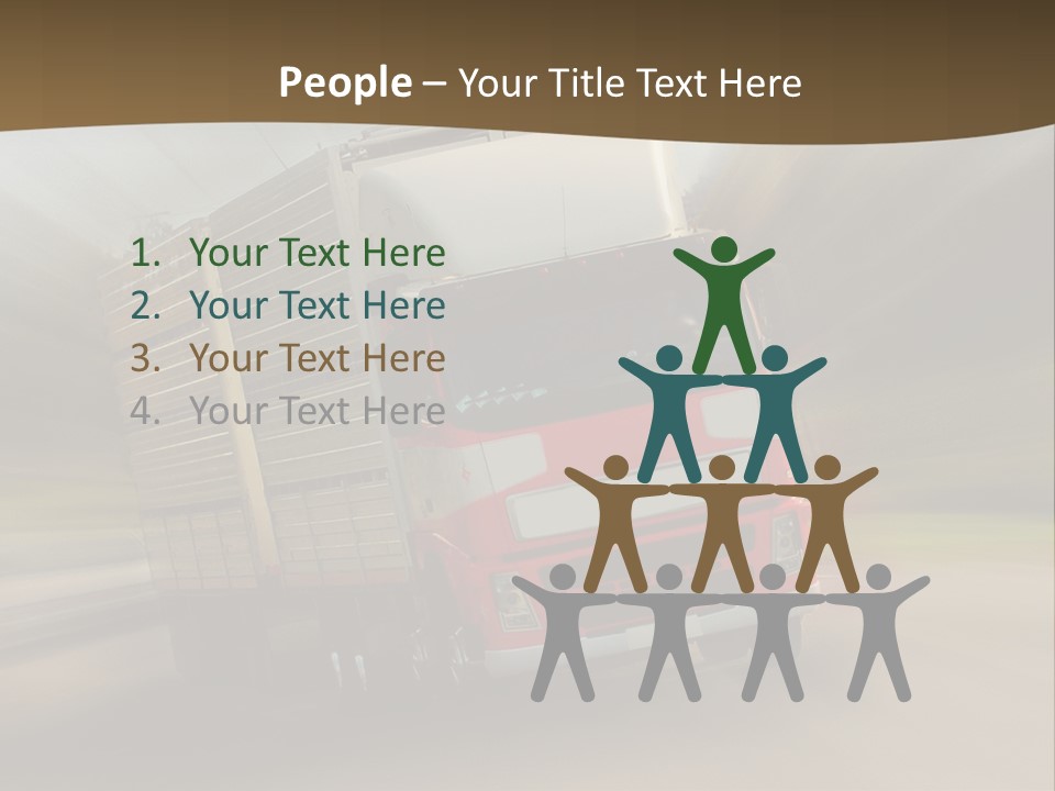 Delivery Speed Diagonal PowerPoint Template