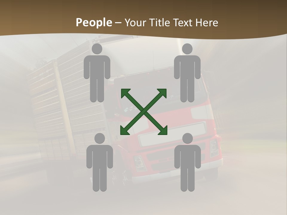 Delivery Speed Diagonal PowerPoint Template