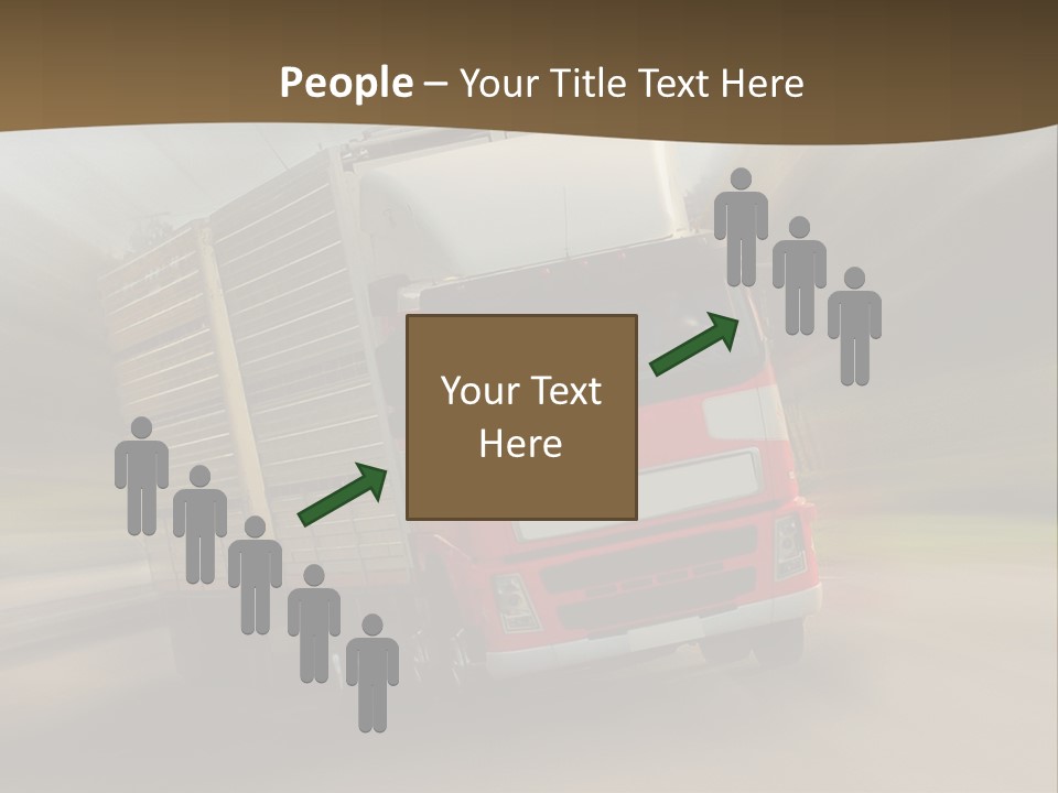 Delivery Speed Diagonal PowerPoint Template