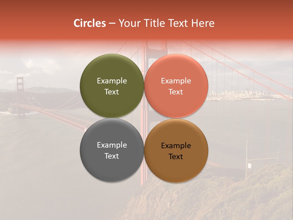 City Scene Gate PowerPoint Template