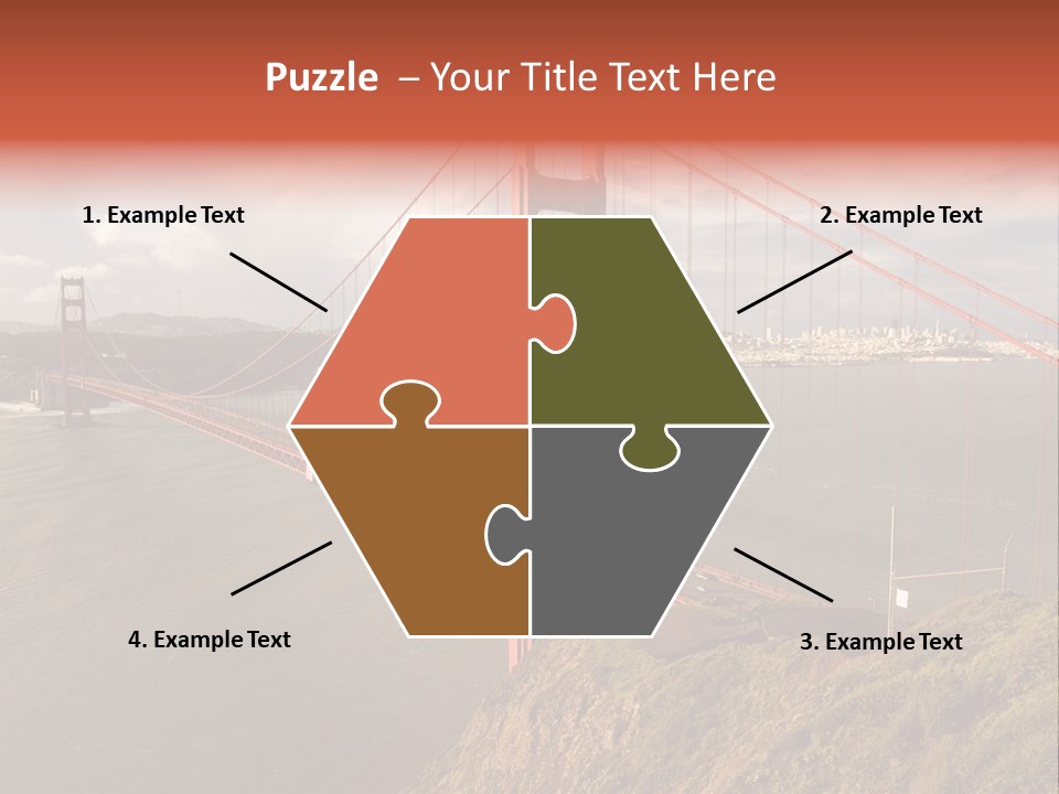 City Scene Gate PowerPoint Template