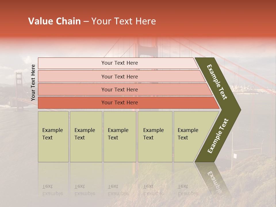 City Scene Gate PowerPoint Template