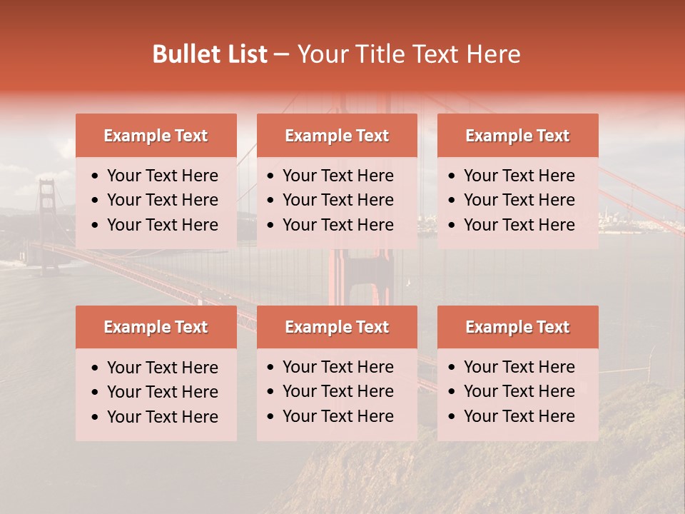 City Scene Gate PowerPoint Template